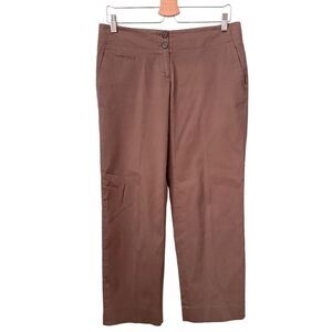 Loft Casual Brown Capri Pants in Size 4